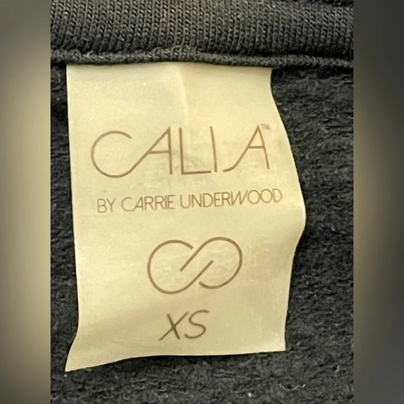 Calia XS Effortless Zipper Caviar‎ Black Pullover - Picture 11 of 12
